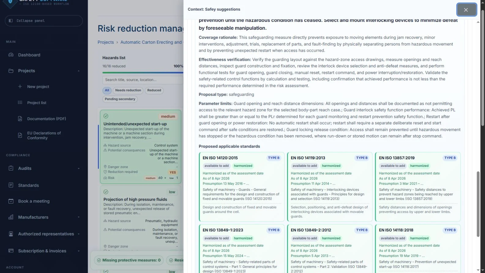 Safey — AI Assistant for Machinery Risk Assessment